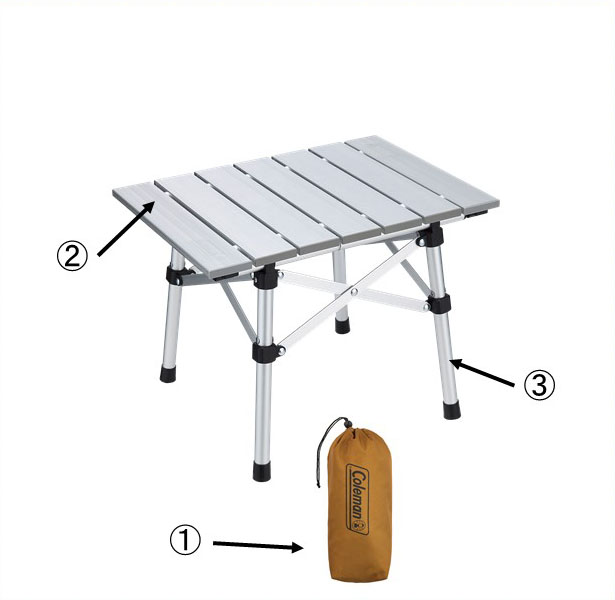 コンパクトアルミテーブル用天板の通販｜キャンプ用品のコールマン