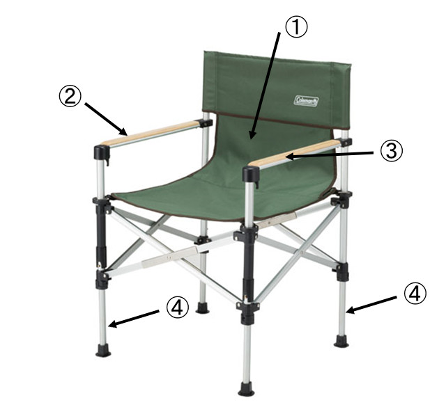 スリムキャプテンチェア用アームレスト（左）の通販｜キャンプ用品の