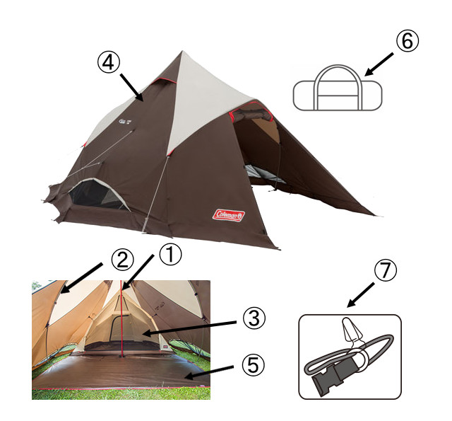 ウェザーマスター4S T.P.クレスト用インナーテントの通販｜キャンプ