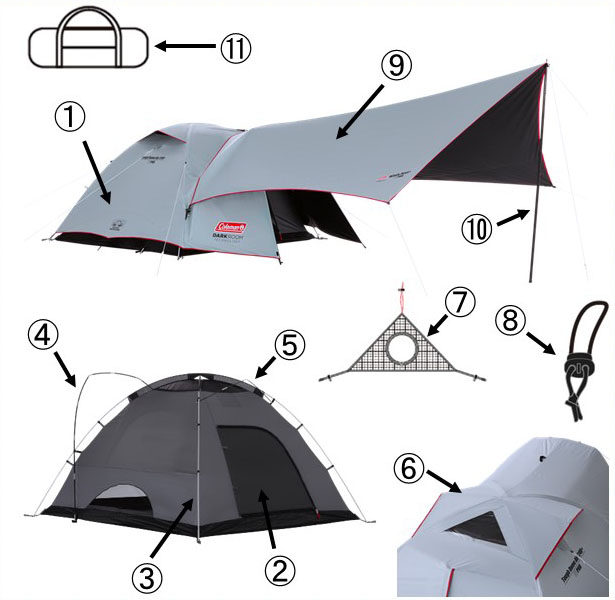 タフドーム エアー / 240+ ヘキサセット用タープスキンの通販