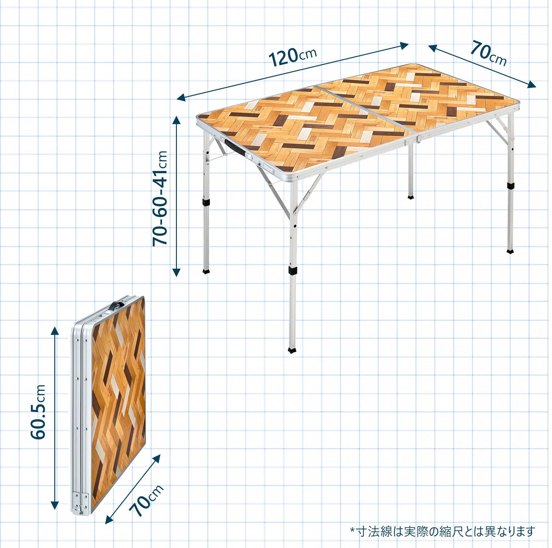 ナチュラルパズルテーブル/120の通販｜キャンプ用品のコールマン【公式