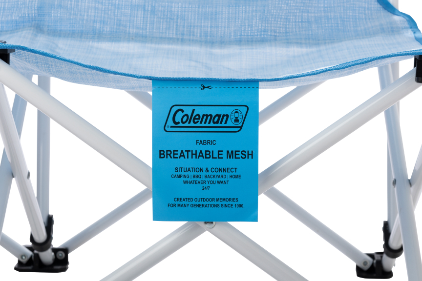 ファンチェアダブルメッシュ（クリスタルブルー）の通販｜キャンプ用品