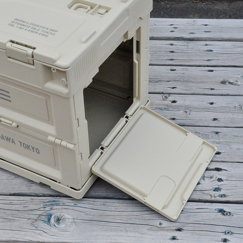 DEEN.J 折り畳みコンテナ マットサンドベージュ 20L DNJFDBXMSB20