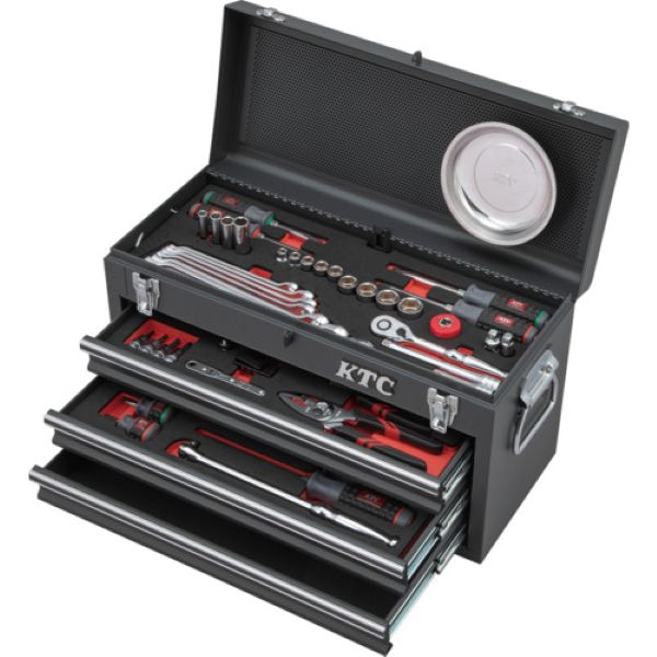 KTC 9.5sq.スタンダードセット【60点】（3段3引出し） SKセール2026