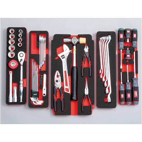 KTC 工具セット（両開きメタルケースタイプ）［52点］ SK4520WZ