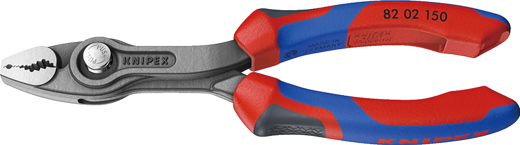 クニペックス スリップジョイントプライヤー ツイングリップ 8202