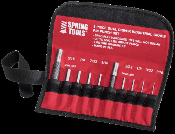 SPRING TOOLS 工業用ピンポンチセット スチールチップ IPPS20