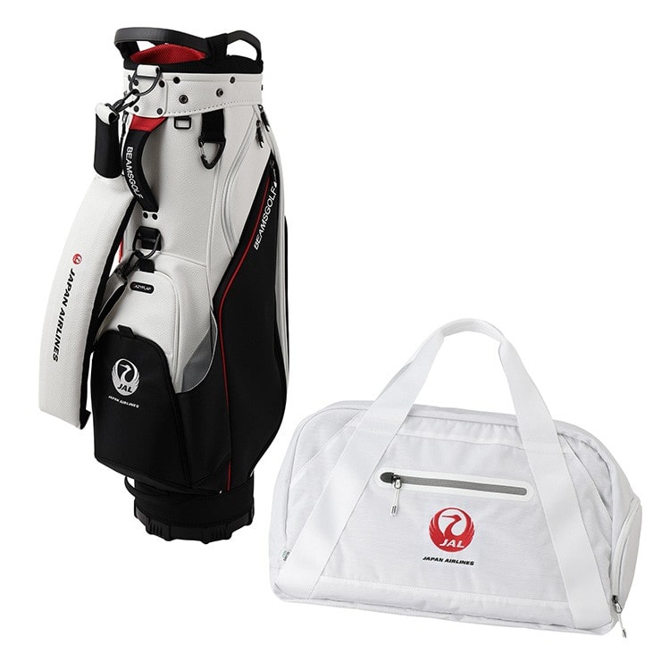 BEAMS GOLF] JALオリジナル キャディバッグ＆ボストンバッグ(ボストン