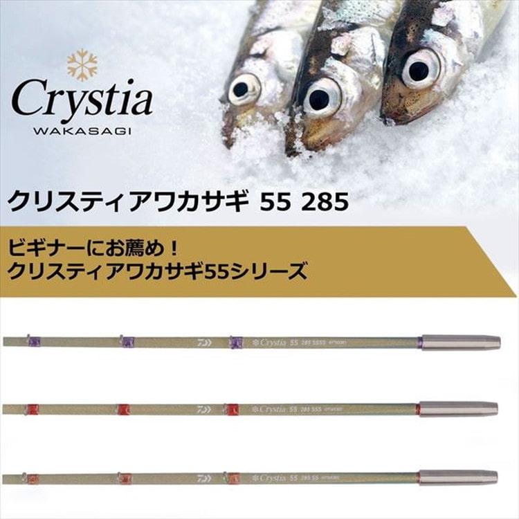 ダイワ ワカサギ竿 クリスティアワカサギ 55 285 SS: 釣具の