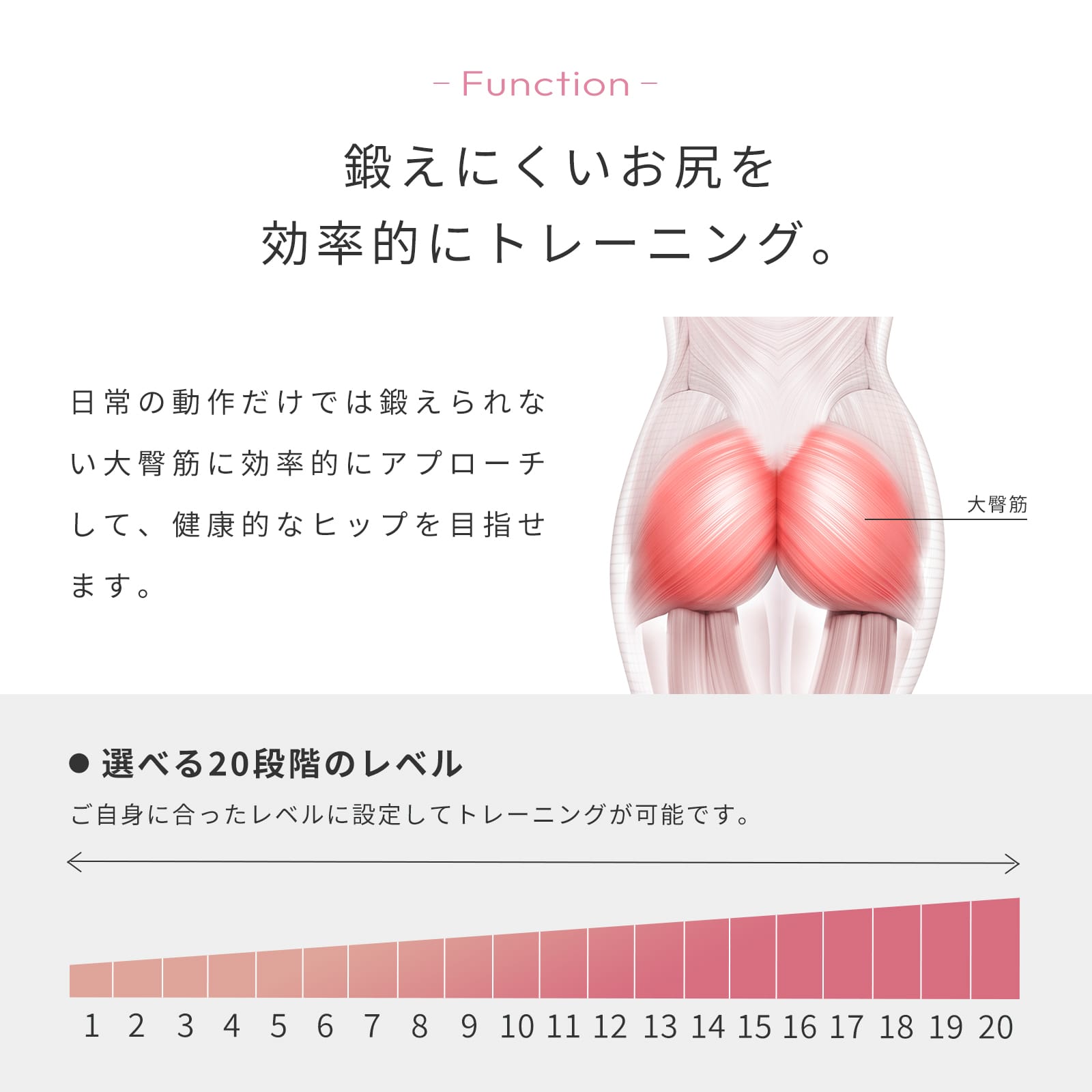 シックスパッド ヒップフィット ピンク S(S ピンク): MTG ONLINESHOP