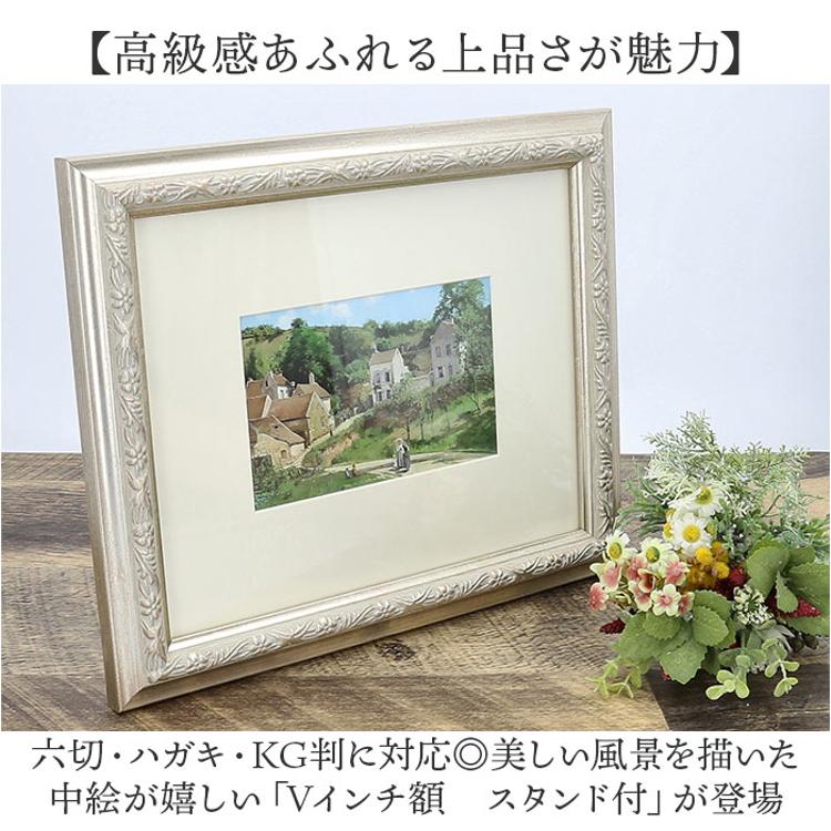 フォトフレーム 額縁 壁掛け 通販 写真立て フレーム Vインチ額 インチ