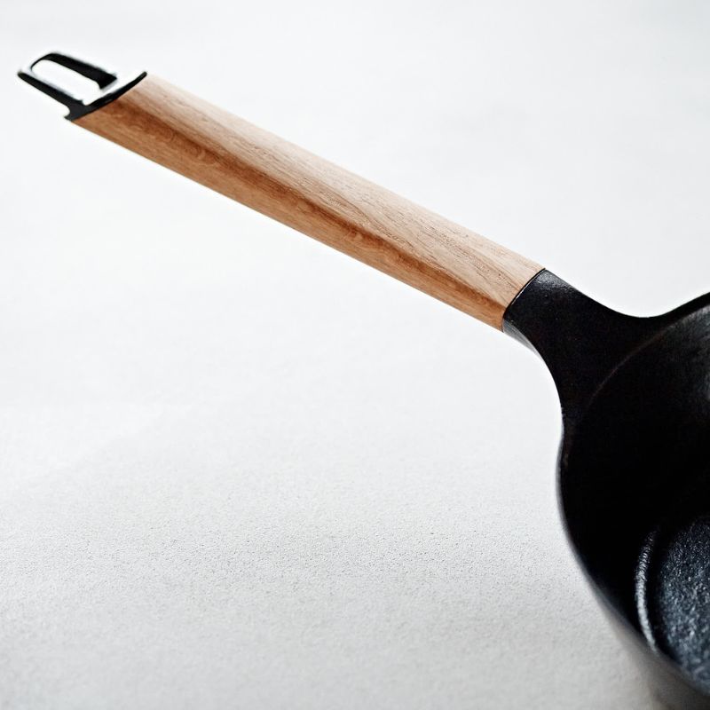 バーミキュラ フライパン 24cm深型 ハンドル材:オーク FP24-OK