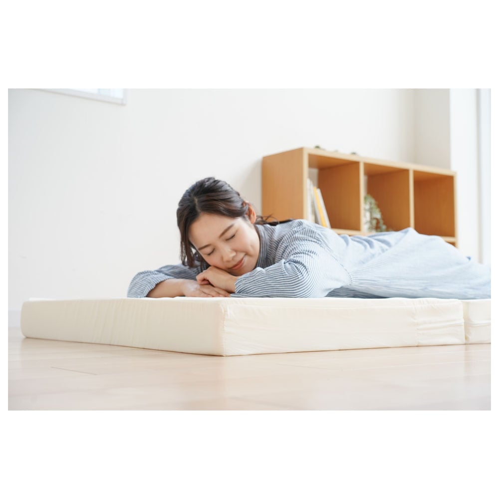 10センチ高反発マットレス セミダブルサイズ ホワイト 【直送品】 返品