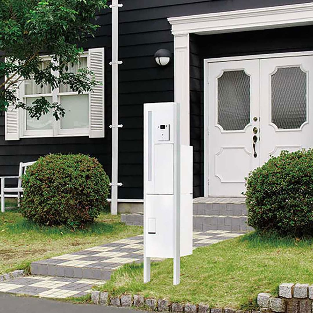 ナスタ 門柱ユニット クオール(Qual)KS-GP16ANKT-E-M3L-TW ホワイト 左