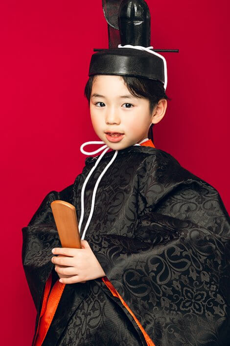 5歳七五三袴 レンタル 平安衣装 5歳 衣冠七五三セット【時代衣装】