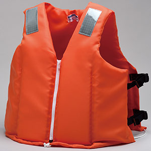 作業用救命衣・小型船舶用救命胴衣兼用 NS－3Z－3 オレンジ
