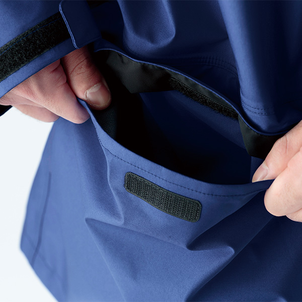 レインベルデN ゴアテックス 帯電防止仕様 上衣 ネイビー | 【ミドリ