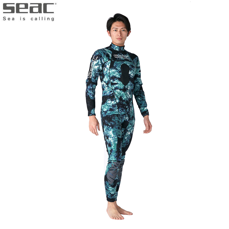 mic21ダイビングショップ[ SEAC ] BODY FIT CAMO 1.5mm ウエットスーツ
