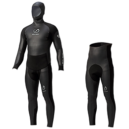 mic21ダイビングショップ[ GULL ] 2mm×3mmFIRフードベスト メンズ GW