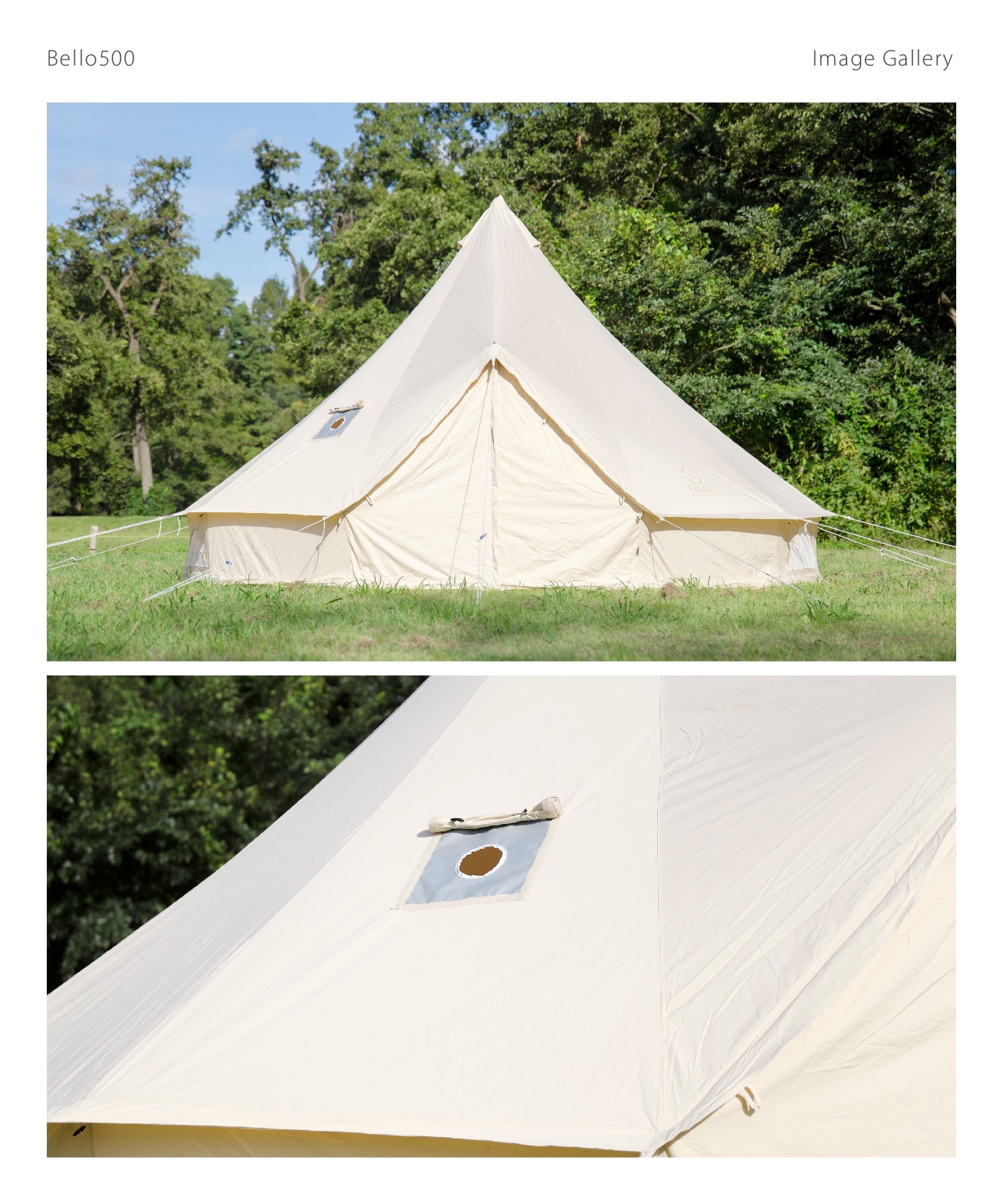 Bello500 】ベロ500 ベル型テント ポリコットン – 【公式】S'more