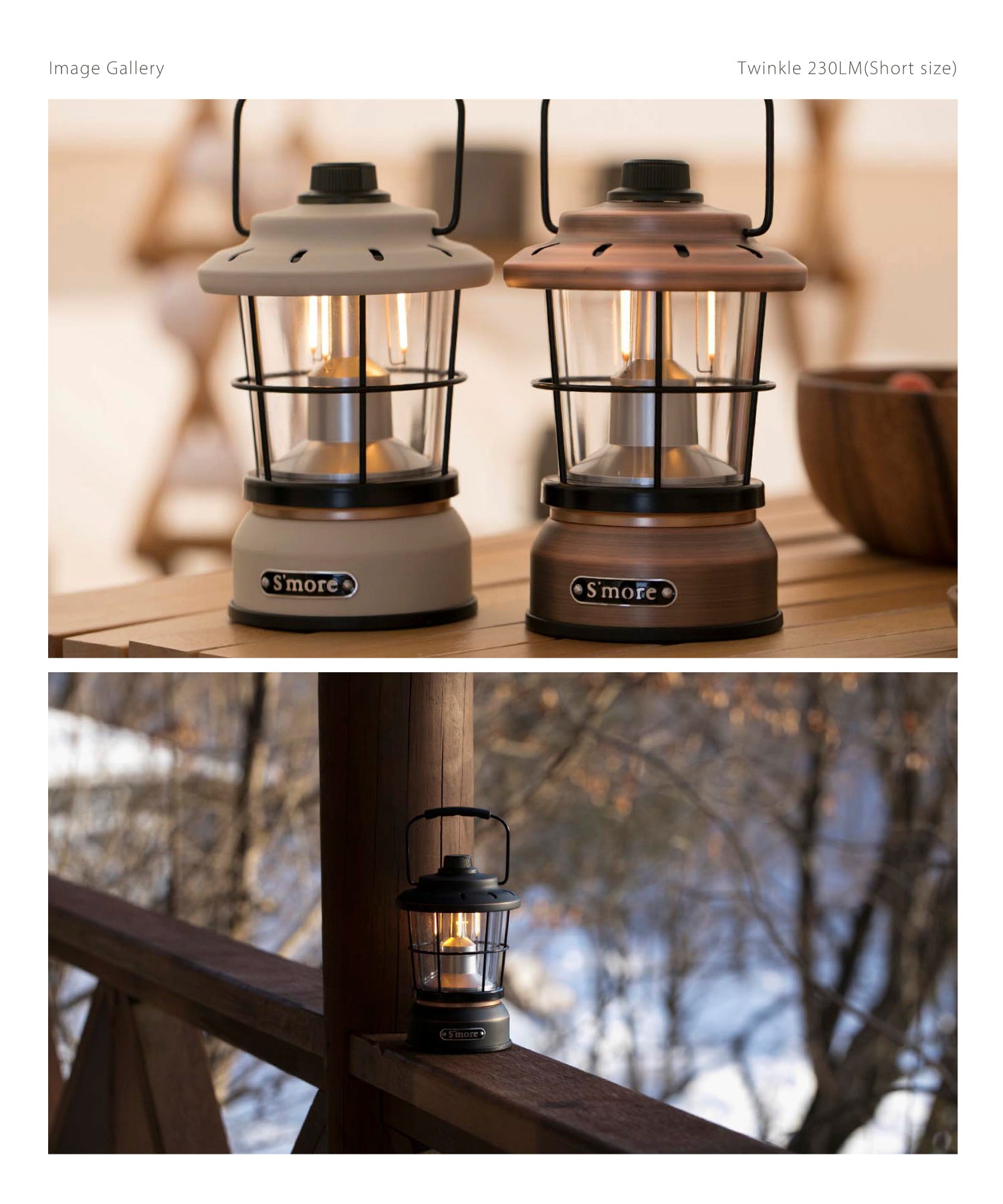 Twinkle(short size)230LM】レトロでクラシックなスタイルのLED