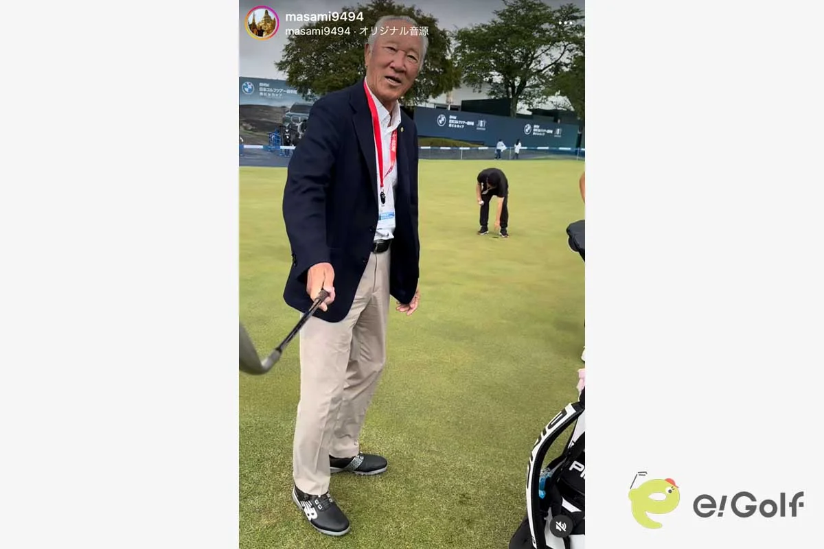 これぞ“世界のアオキ”！ 青木功JGTO会長（80）が衰えぬアプローチ技術