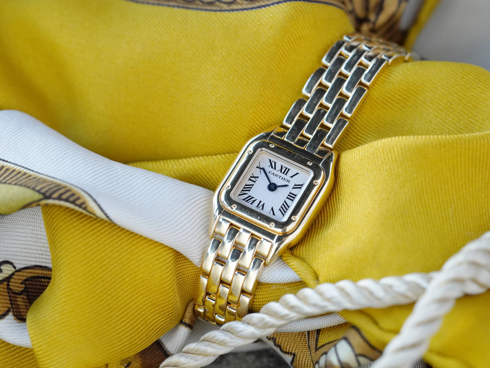 カルティエ/ミニパンテール/ホワイトローマンダイヤル/Cartier/Mini