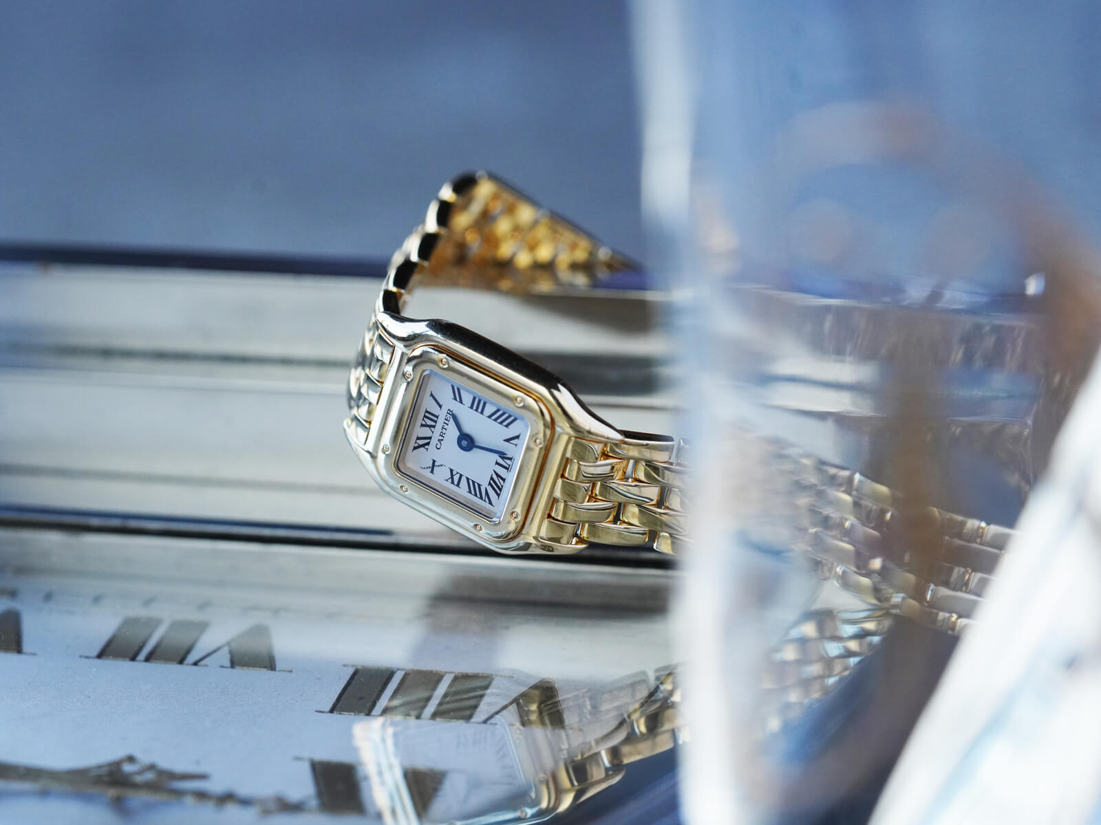 カルティエ/ミニパンテール/ホワイトローマンダイヤル/Cartier/Mini