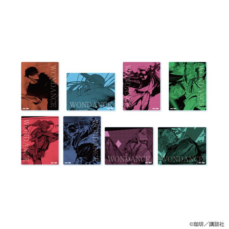 アクリルカード「ワンダンス」01/コンプリートBOX(全8種)(公式イラスト