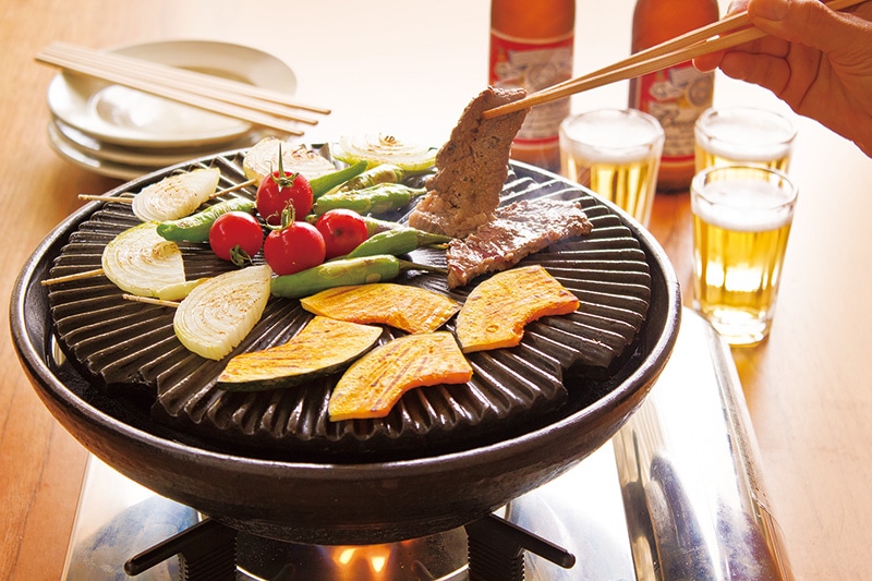 長谷園 微煙陶炉 やきやきさん（卓上グリル） 大(やきやきさん): 三重