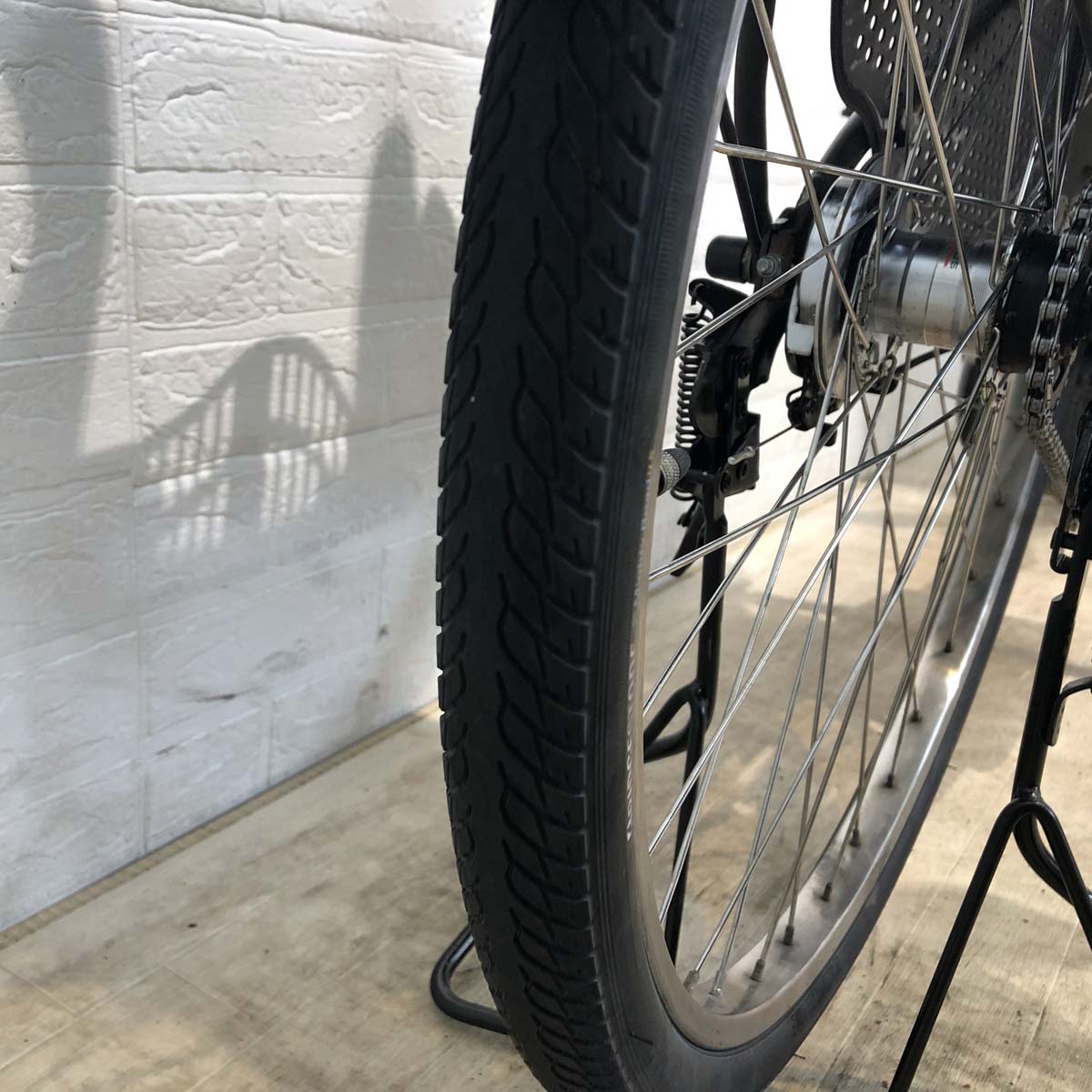 ヤマハ PAS Kiss パス キッス カーキ 前22×後26インチ YQ098【中古車