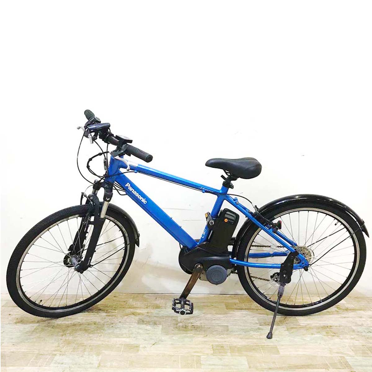 中古電動自転車 パナソニック ハリヤ ブルー 26インチ KY127 – e-CHARIty