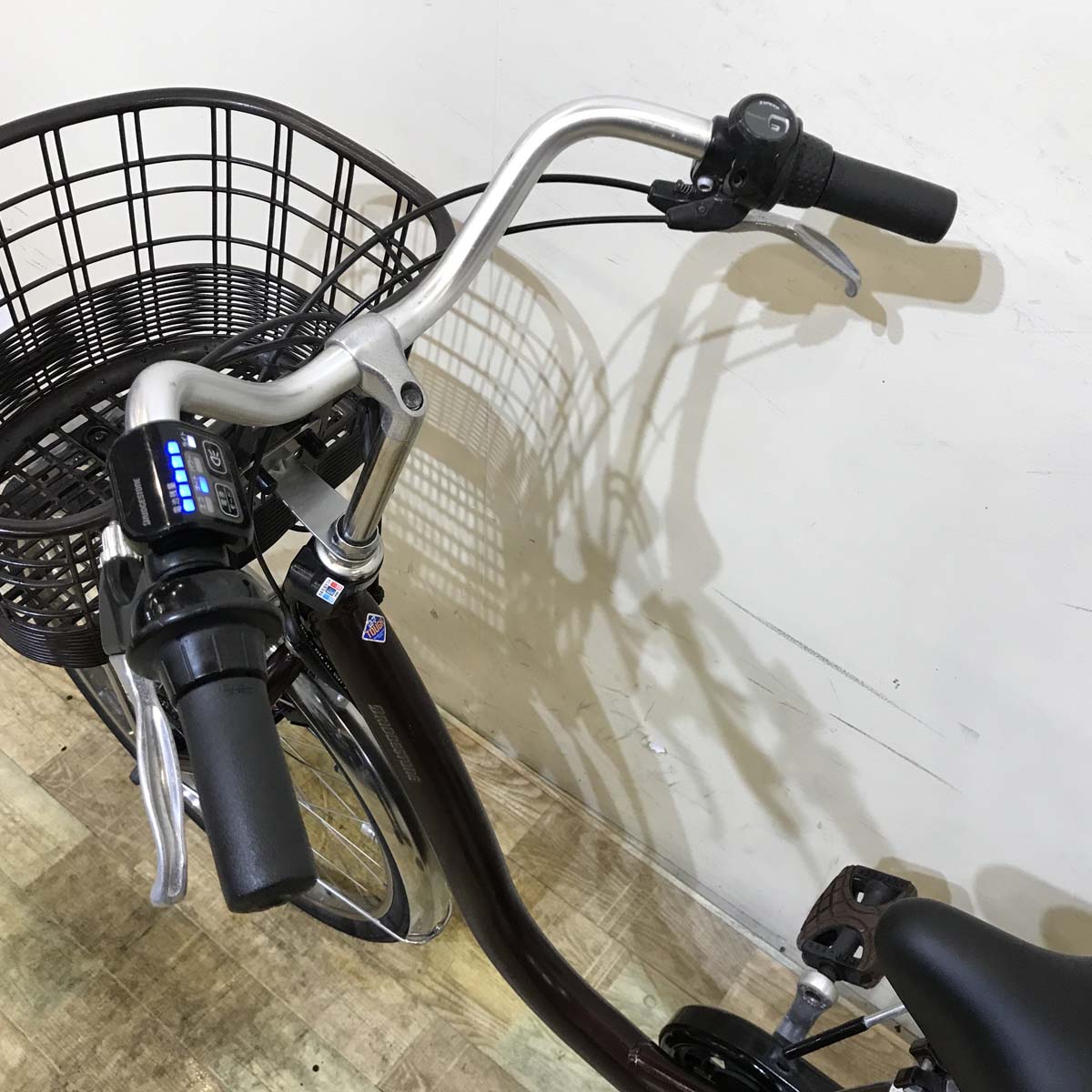 中古電動自転車 ブリヂストン フロンティア ブラウン 24インチ KD117
