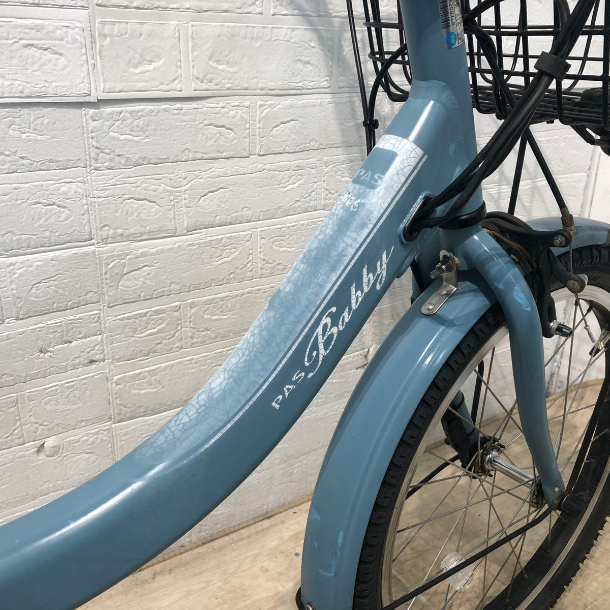 中古電動自転車 ヤマハ PAS Babby un パス バビー アン ブルー 20