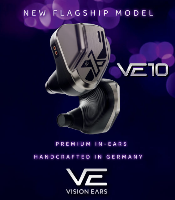 新製品】#VISIONEARS から『VE10(Universal Fit)』が12/9から予約開始