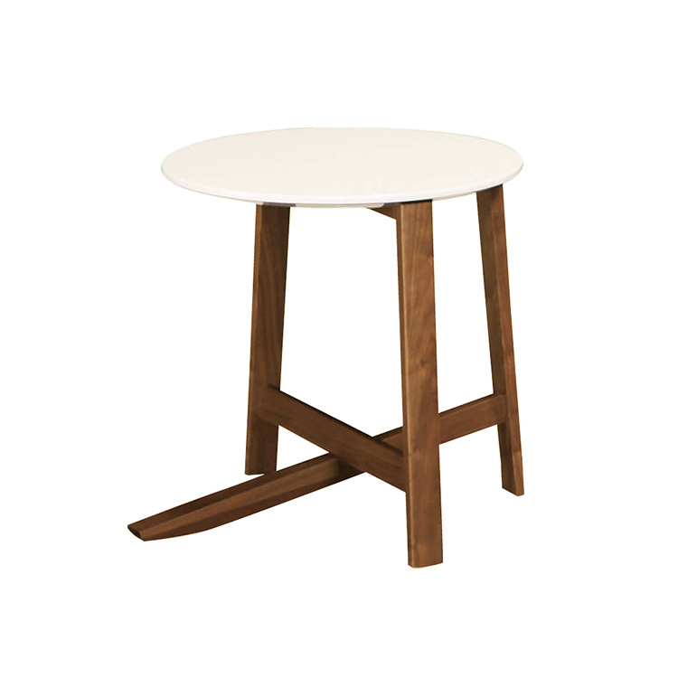 domani】 Excel-Life サイドテーブル TSA182 グロッシーグレー