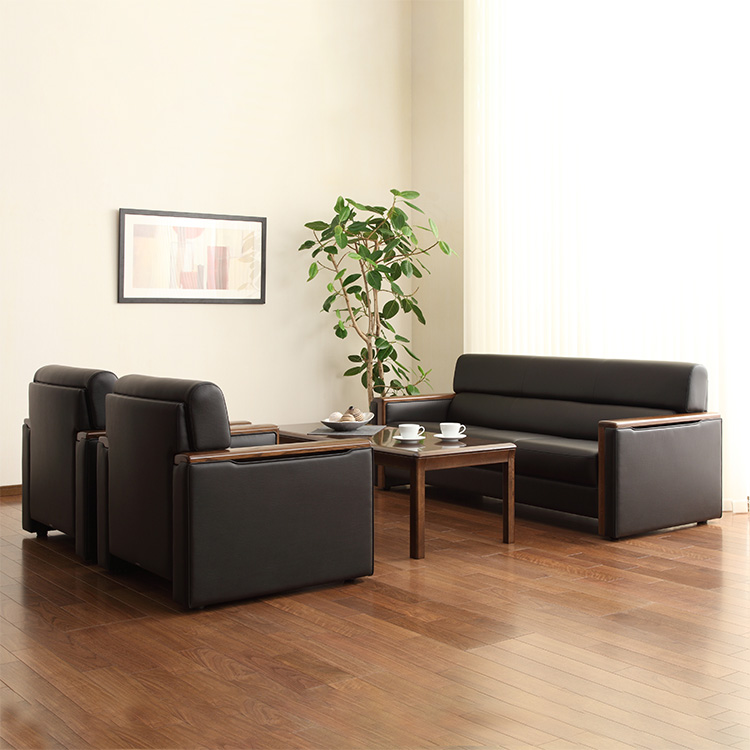 3人掛ソファ US5143 ブラック ヒッコリーブラウン 通販 | 【公式