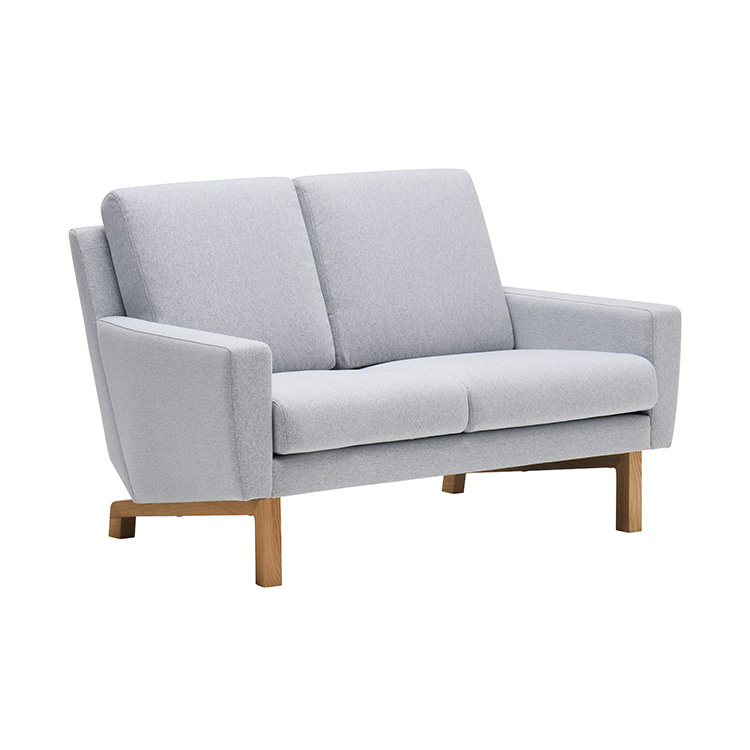 1シーターソファ UW001 ライトグレー ピュアオーク