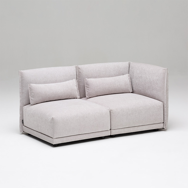 モジュラーソファ（1人掛け） 幅78cm UW8705(ソフトタイプ) アイボリー