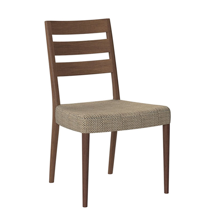 アームレスチェア CT6155 シャーム・ブラウン ウォールナット