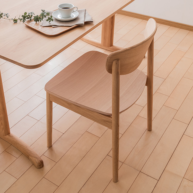 アームレスチェア CW5645 板座 ピュアオーク 通販 | 【公式】カリモク