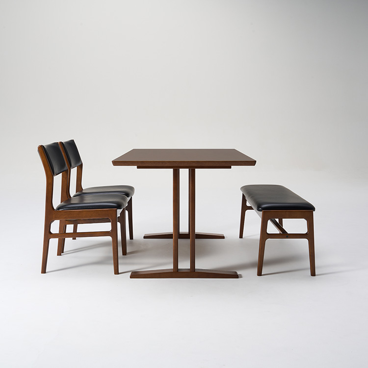 カリモク60】ダイニングテーブルT1300 D36493 ウォールナット 天板