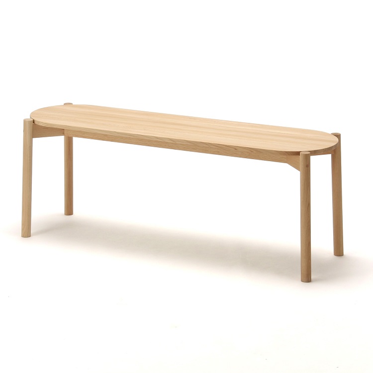 Castor Dining Bench キャストール ダイニングベンチ C349WA ピュア