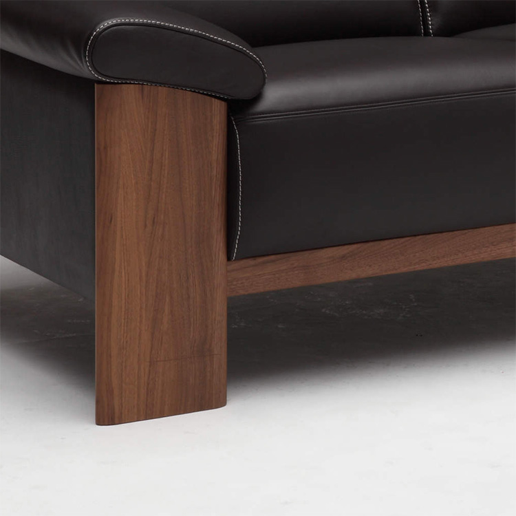 2人掛ソファ ZU4862 ビターブラウン ウォールナットナチュラル 通販