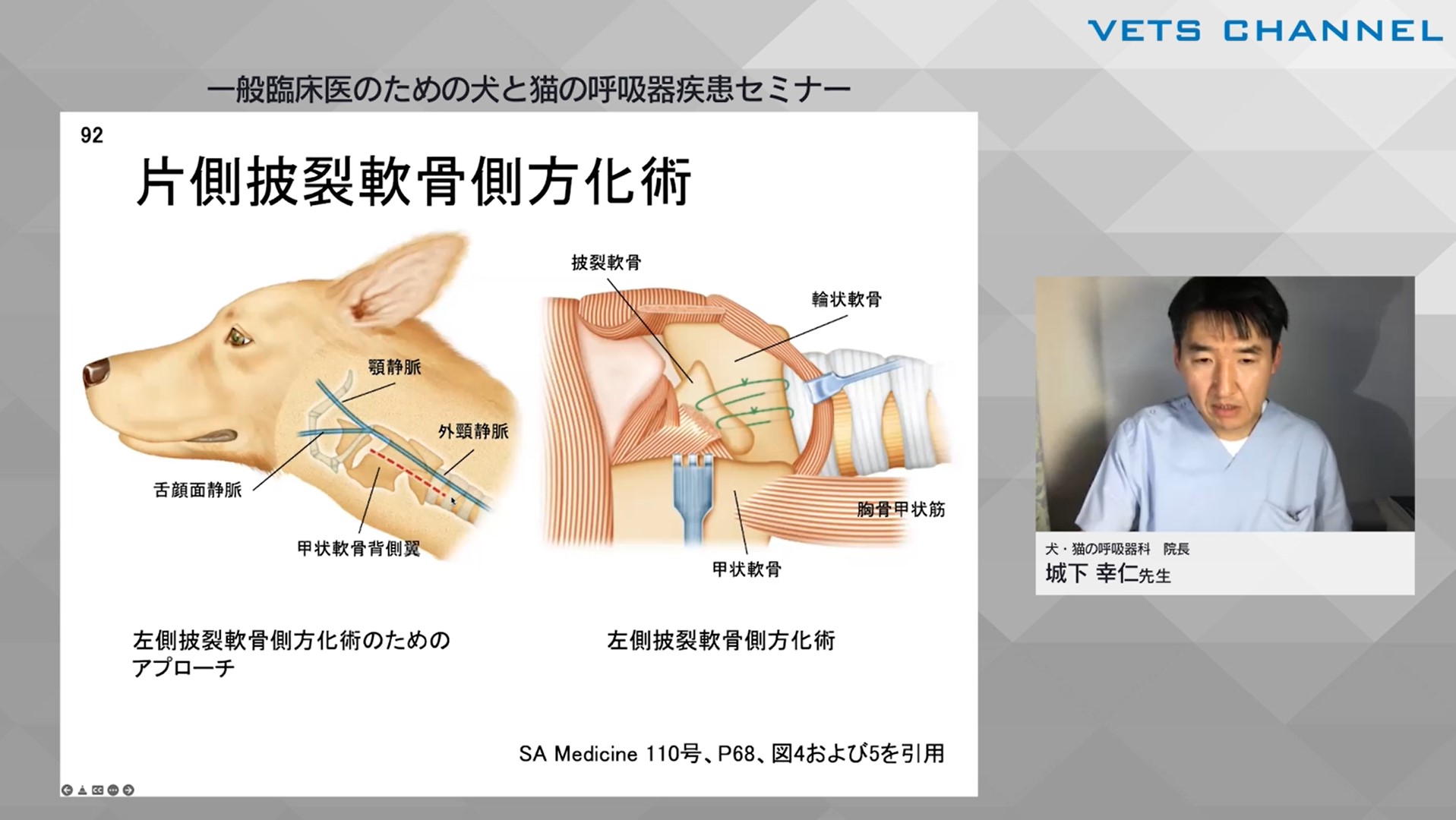 一般臨床医のための犬と猫の呼吸器疾患セミナー｜VETS CHANNEL