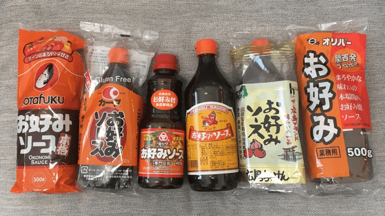 お好みソースで「利きソース」をしてみた！6メーカー食べ比べ