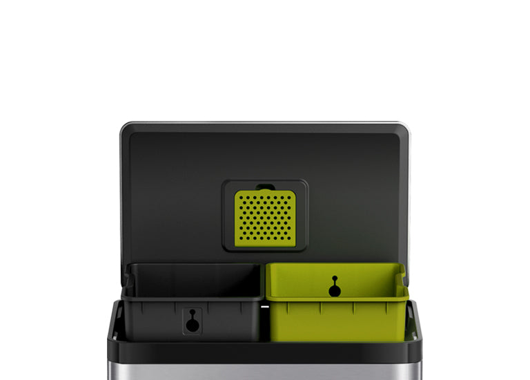 EcoCasa II Step Recycling Can - Dual Compartment 20L+20L – Home by EKO