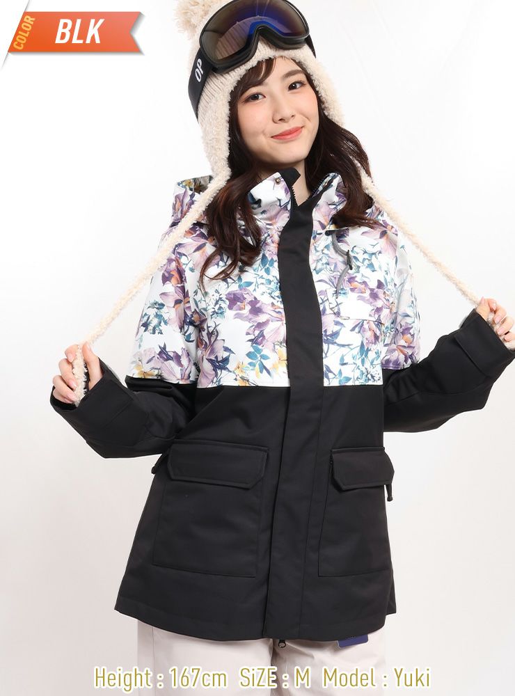 ROXY スノーボードウェア Mサイズ 花柄 【公式通販】