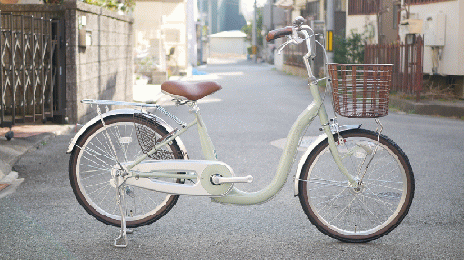 電動アシスト自転車 クリーム色 20インチ 高齢者オススメ 電動アシスト