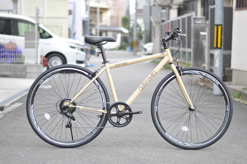 一般スポーツ自転車】アウターリミッツ6S サンドベージュ 450サイズ